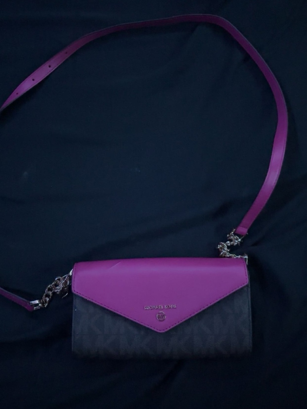 Michael Kors Women's Pink & Brown Crossbody
